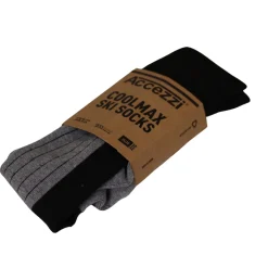 Accezzi Coolmax, skistrømper, 3 par, sort