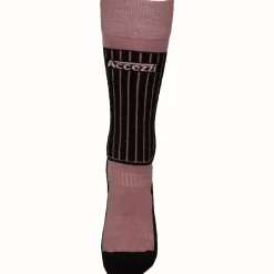 Accezzi Merino 50, skistrømper, junior, 2 par, lyserød