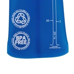 Accezzi Soft Bottle, drikkedunk, 250 ml, blå