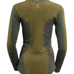 Aeonian/Helly Hansen skiundertøj, sæt, dame, grøn/sort