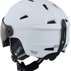 Cairn Impulse Visor Photochromic, skihjelm med visir, mat hvid