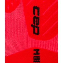 CEP Core Run EDT. GRADIENT Socks Mid Cut 5.0, løbestrømper, herre, rød/lime
