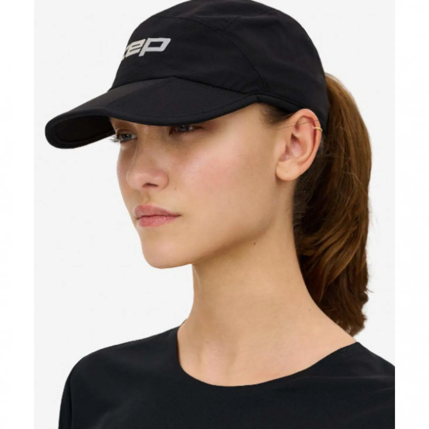 CEP Core Run Foldable Cap, løbekasket, sort