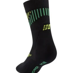 CEP Core Run Merino Socks Mid Cut 3.0, løbestrømper, dame, sort