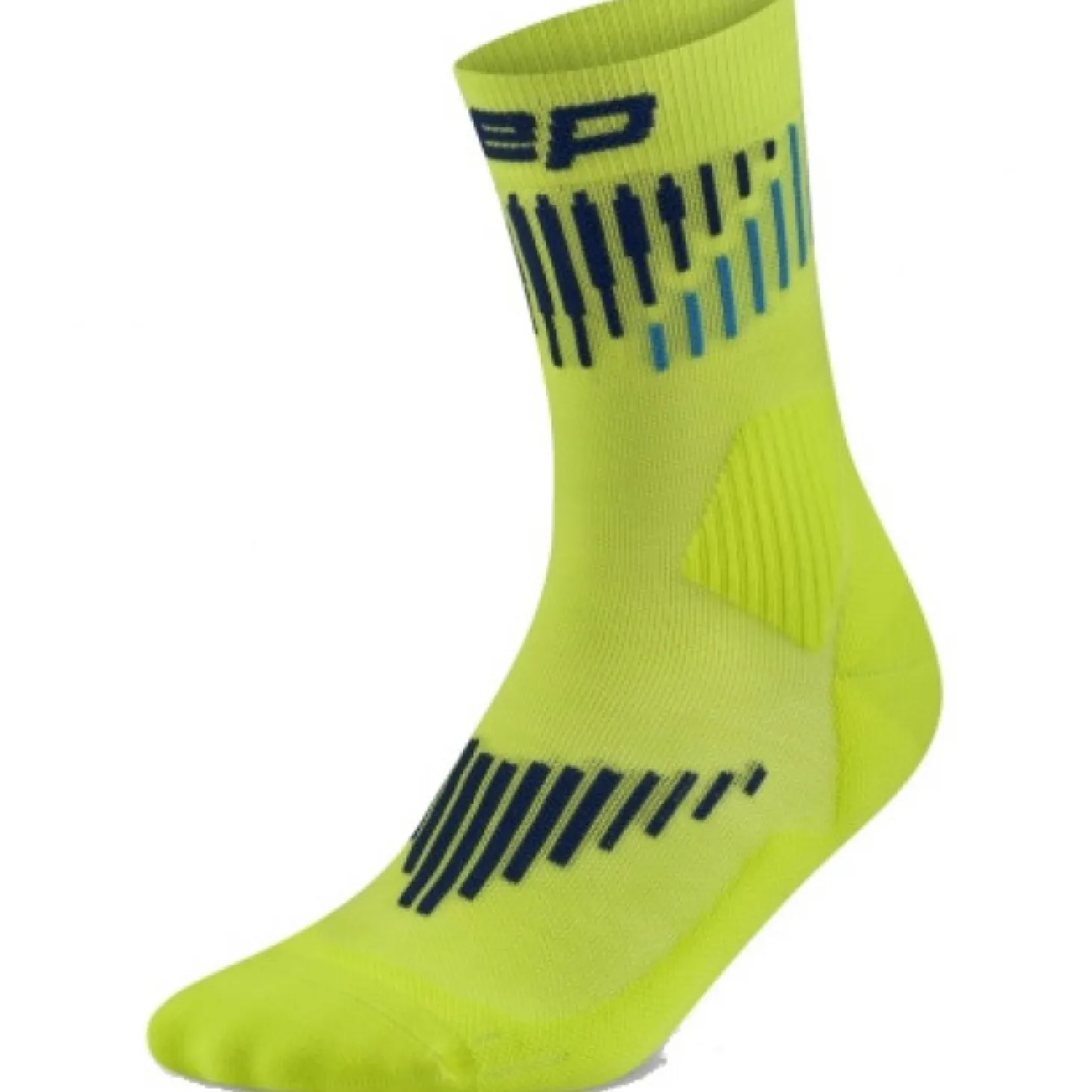 CEP Core Run Merino Socks Mid Cut 3.0, løbestrømper, herre, gul