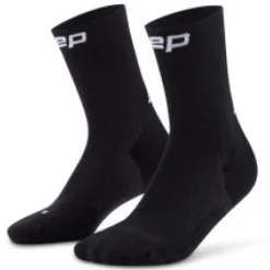 CEP Core Run Socks Mid Cut 5.0, løbestrømper, herre, sort