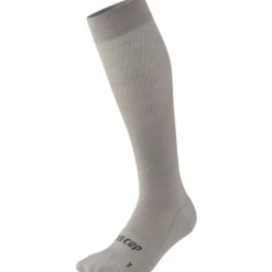 CEP Flight Socks Tall, løbestrømper, herre, lysegrå