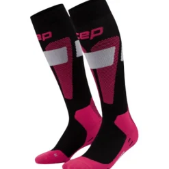 CEP Ski Merino Socks Tall 3.0, skistrømper, dame, pink