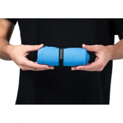 Cocoon Microfiber Towel Hyperlight,150x80cm, Microfiber Håndklæde, lagoon blue