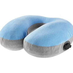 Cocoon U-shaped Neck Pillow,35x30x12 cm, Pude, light blue/grey