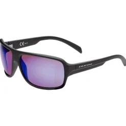 Cratoni C-Ice Color+ Driving Grey-Pink W/ Blue Mirror, solbrille, mat sort