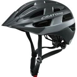 Cratoni Velo-X, cykelhjelm, mat sort