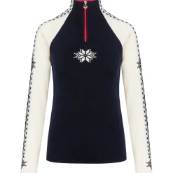 Dale of Norway Geilo, sweater, dame, navy/hvid