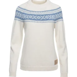 Dale of Norway Vågsøy, sweater, dame, hvid/lyseblå