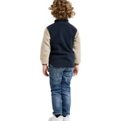 Didriksons Anten, fleecejakke, junior, mørkeblå