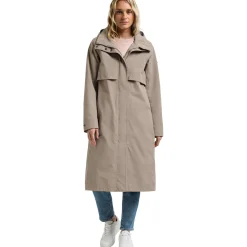 Didriksons Isolde, regnfrakke, dame, ash brown