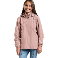 Didriksons Meliss/Penta regnsæt, junior, lyserød/sort