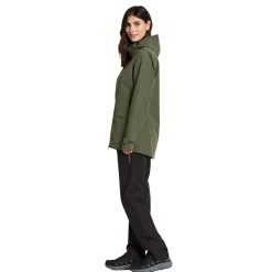 Didriksons Nordic, regnjakke, dame, mørkegrøn