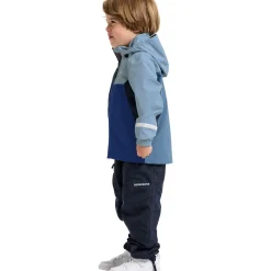 Didriksons Pilvi, regnjakke, junior, blå