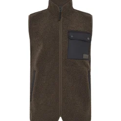 Didriksons Rasmus, fleecevest, herre, dark mocha