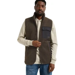 Didriksons Rasmus, fleecevest, herre, dark mocha