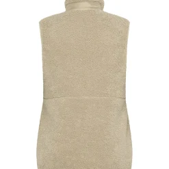 Didriksons Siv, fleecevest, dame, clay beige