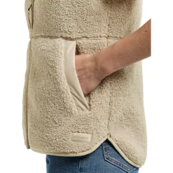 Didriksons Siv, fleecevest, dame, clay beige