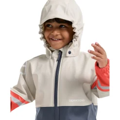 Didriksons Waterman, regnsæt, junior, beige/mørkeblå