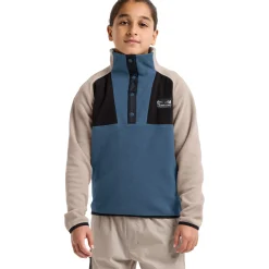 Didriksons Yokto, fleectrøje, junior, blå