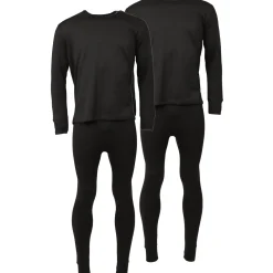 Helios Essential, skiundertøj, herre, sort, 2 sæt