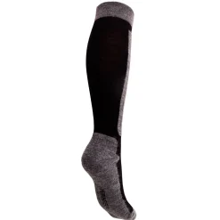 Helios Merino One 60, skistrømper, 2 par, sort