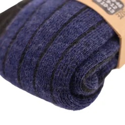 Helios Merino One 60, skistrømper, 2 par, navy