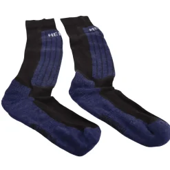 Helios Merino One 60, skistrømper, 2 par, navy