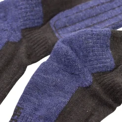 Helios Merino One 60, skistrømper, 2 par, navy