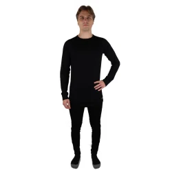 Helios Merino One, skiundertrøje, herre, sort