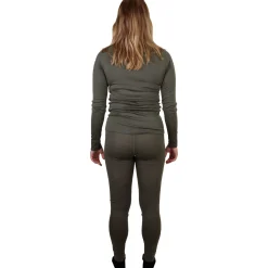 Helios Merino One skiundertøjssæt, dame, grøn