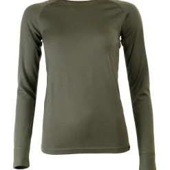 Helios Merino One skiundertøjssæt, dame, grøn