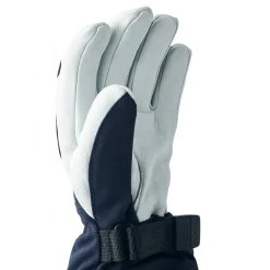 Hestra Army Leather Heli Ski, skihandsker, junior, navy