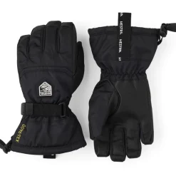 Hestra Gore-Tex Gauntlet skihandsker, junior, sort