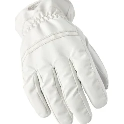 Hestra Primaloft Leather, skihandsker, dame, hvid