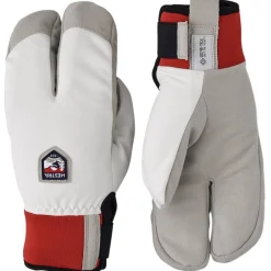 Hestra W.S. Wool Terry Split, handsker, hvid