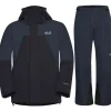 Jack Wolfskin Flowline 2L Ins skisæt, herre, mørkeblå