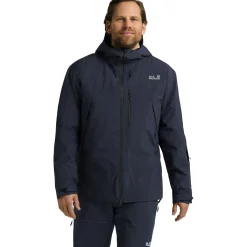 Jack Wolfskin Flowline Pro 2L Ins, skijakke, herre, mørkeblå