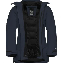 Jack Wolfskin Flowline Pro 2L Ins sæt, dame, mørkeblå