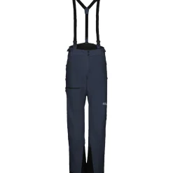 Jack Wolfskin Flowline Pro 2L Ins, skibukser, dame, mørkeblå