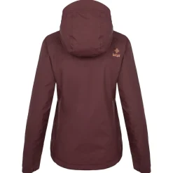 Kilpi Sonna-W, regnjakke, dame, mørkerød