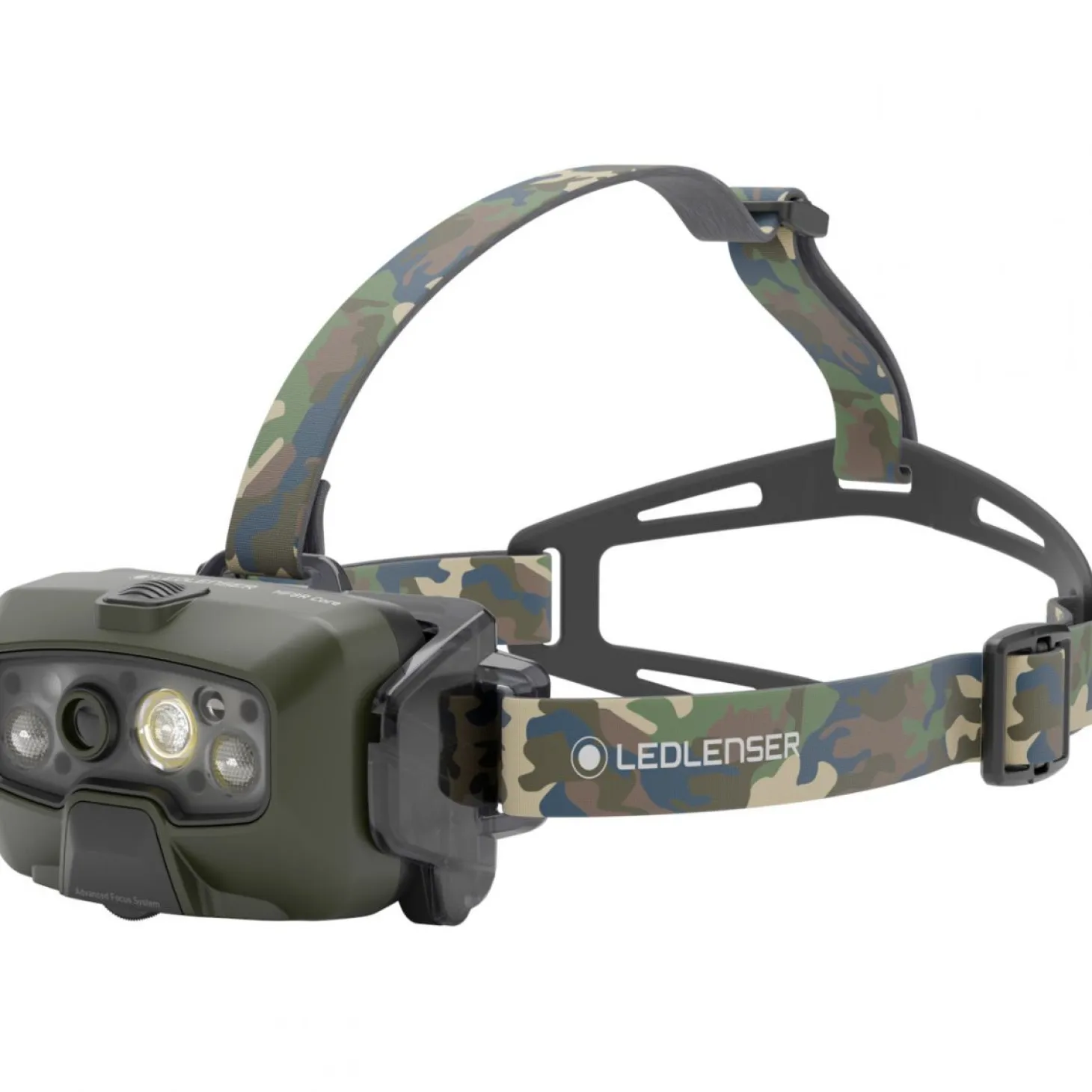Ledlenser HF8R Core RGB, pandelampe, camo