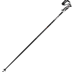 Leki Bold Lite S, skistave, sort/rød