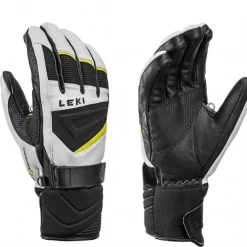 Leki Griffin S, skihandsker, hvid/sort