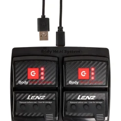 Lenz Heat Glove 6.0 + rcB 1400 batterier, dame, sort